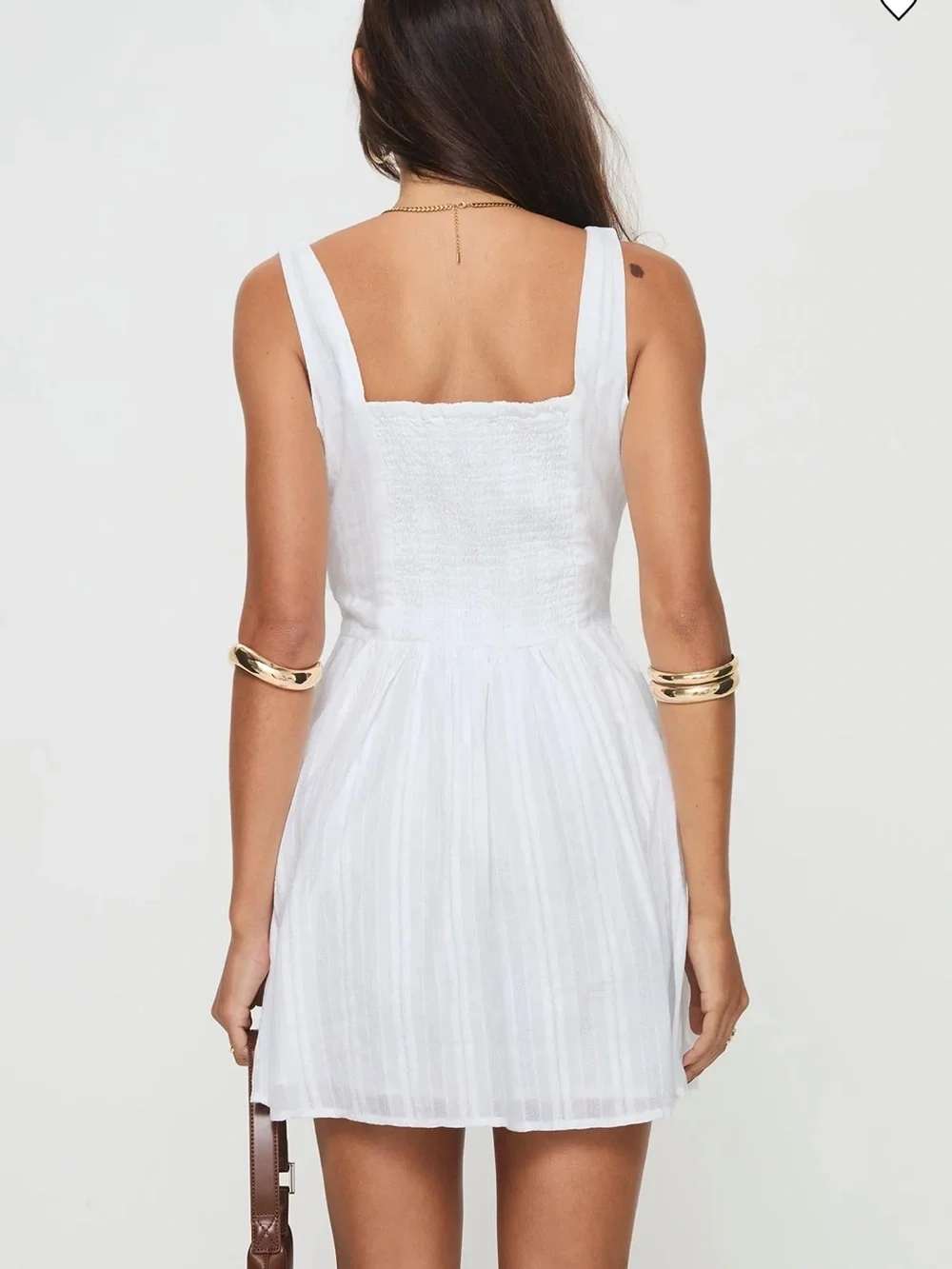 Princess Polly Lorinda Mini Dress in White - Picture 4 of 4